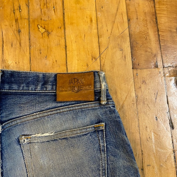 Japan Blue JB0401 tapered denim (Very worn in) - Picture 4 of 7